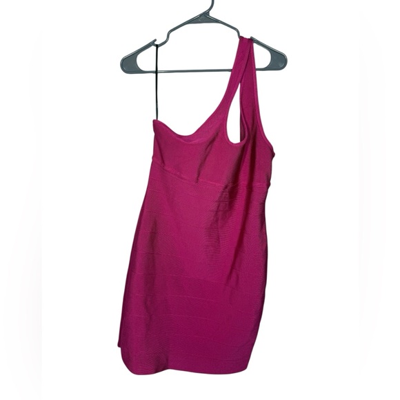 NWOT Herve Leger x Forever 21 Bandage Bodycon One Shoulder Dress Sz XXL - Picture 4 of 6